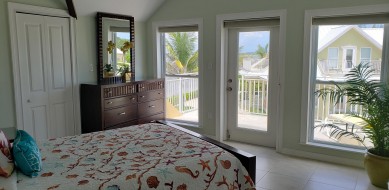 Upstairs Master Bedroom with walk out balcony